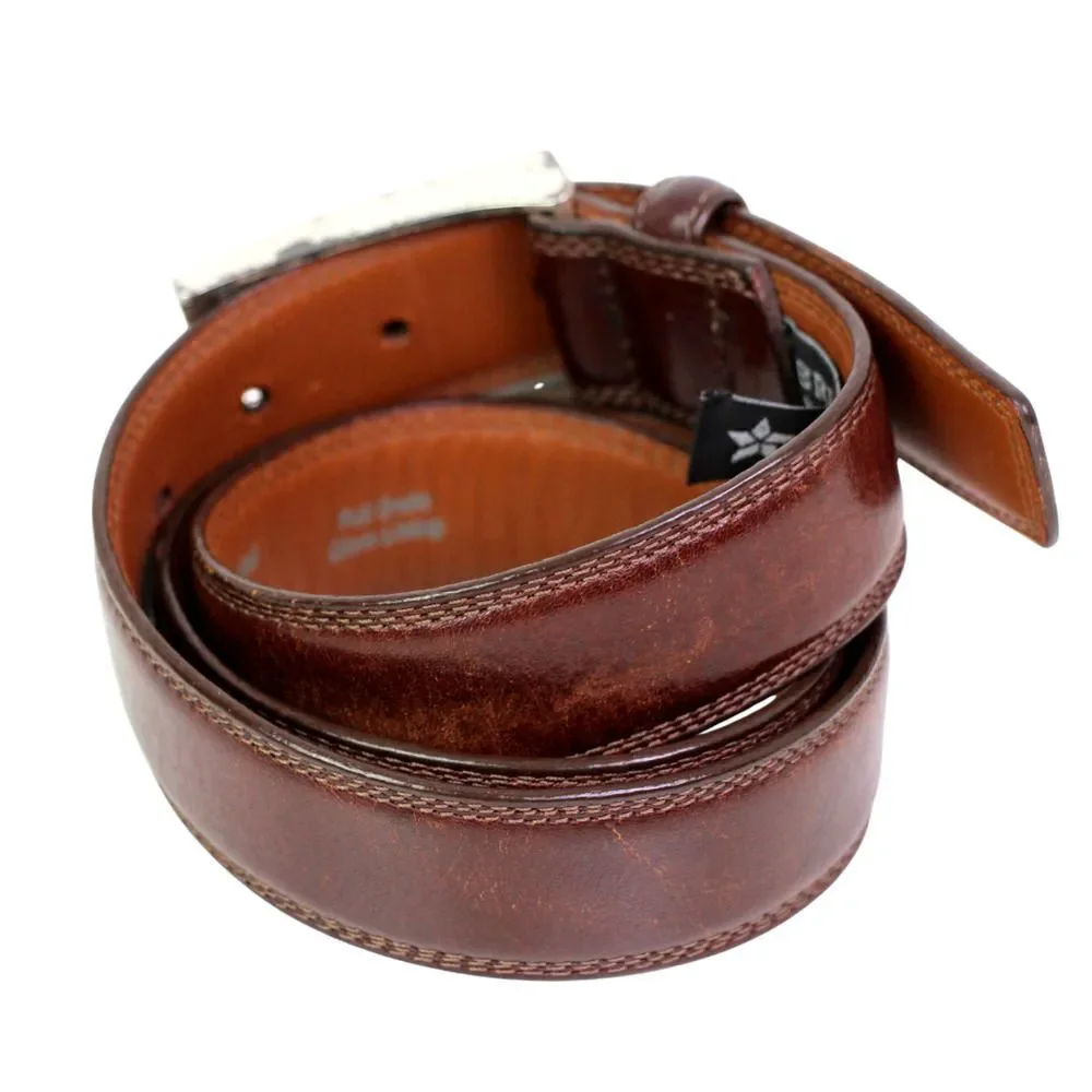 BRIGHTON BROWN GENUINE LEATHER 1 1/4